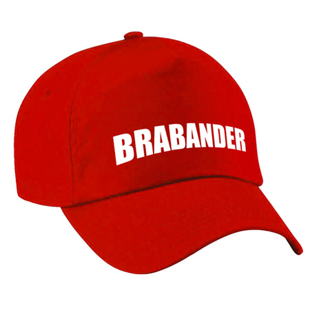 Brabander pet/cap rood volwassenen