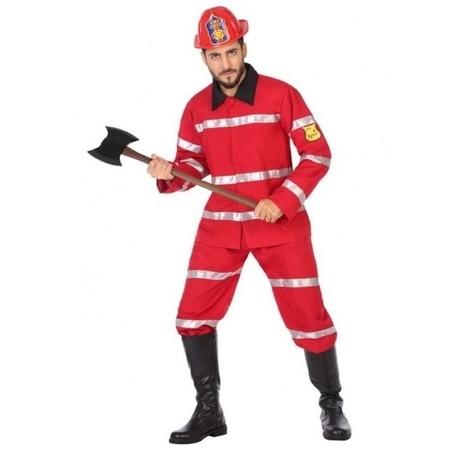 Fire fighter costume for men