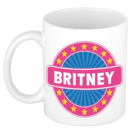 Britney naam koffie mok / beker 300 ml