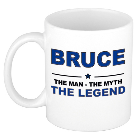 Bruce The man, The myth the legend cadeau koffie mok / thee beker 300 ml
