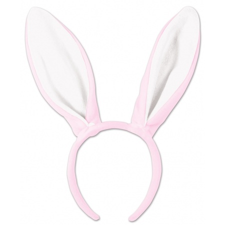 Bunny oren roze met wit voor volwassenen
