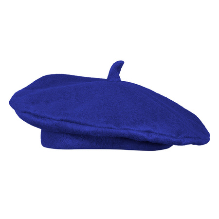 Boland Carnaval hat - French baret - blue - men/woman - polyester