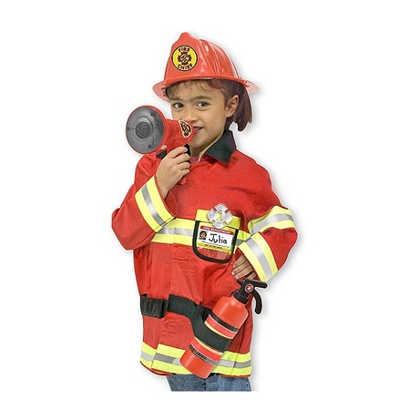 Complete brandweer outfit voor kinderen