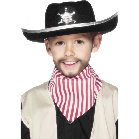 Cowboy verkleedset voor kinderen met hoed