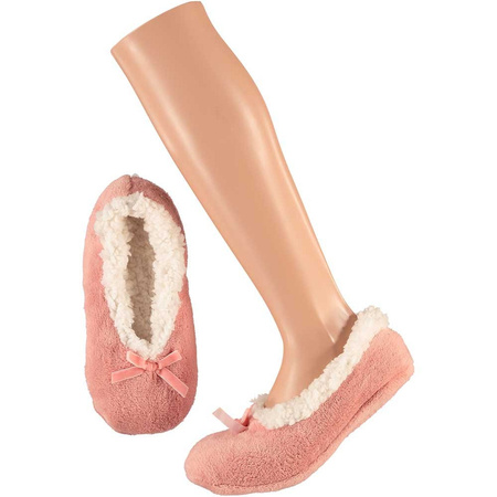 Ladies ballerina slippers pink size 40-42
