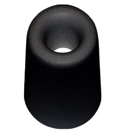 Deurbuffer / deurstopper zwart rubber 35 x 30 mm