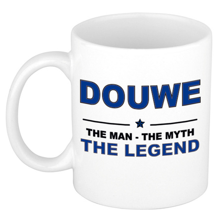 Douwe The man, The myth the legend name mug 300 ml