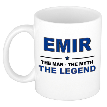 Emir The man, The myth the legend cadeau koffie mok / thee beker 300 ml