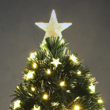 Fibre optic tree with star LED lights 60 cm