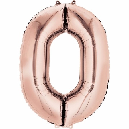 Foil/helium balloons - 2023 - rose gold - 88 cm
