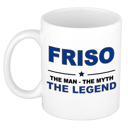 Friso The man, The myth the legend name mug 300 ml