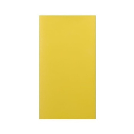 Tafelkleed met loper op rol - polyester - geel - zilver - 120 x 180 cm