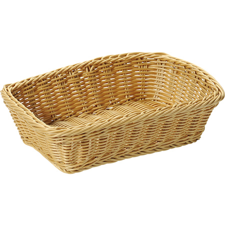 Braided fruit/bread basket rectangular 20 x 30 x 8,5 cm