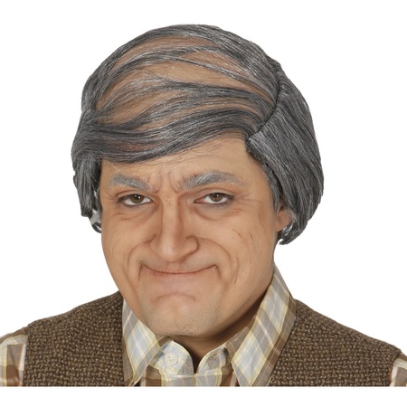 Grandpa grey wig for adult