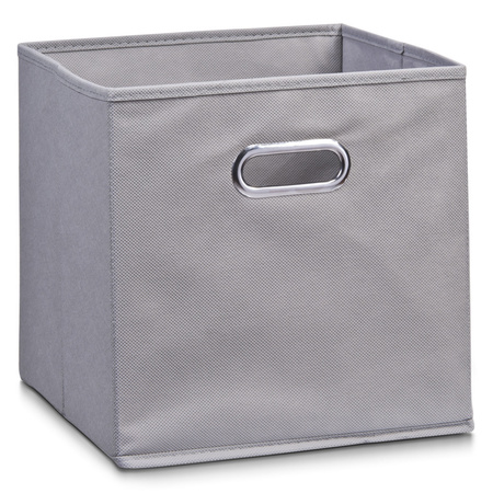 Closet baskets set 6x - grey - 29L - In metal storage cabinet 68 x 98 cm.