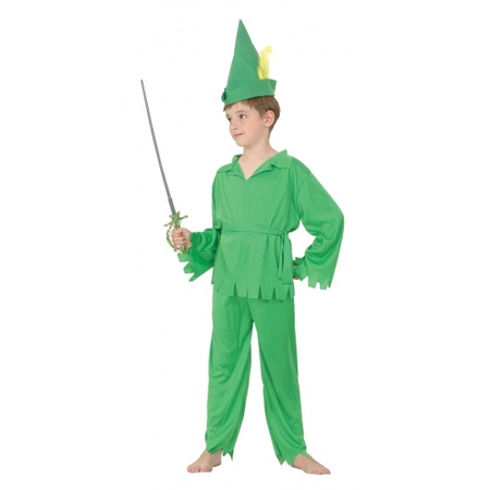 Groen Robin kostuum voor jongens