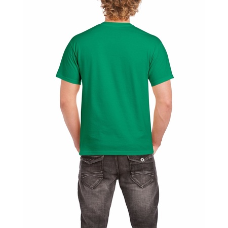 Groene katoenen shirts voor heren