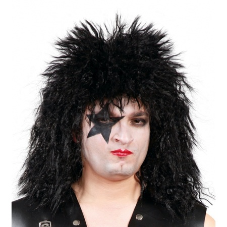 Famous Rock Star wig black for men