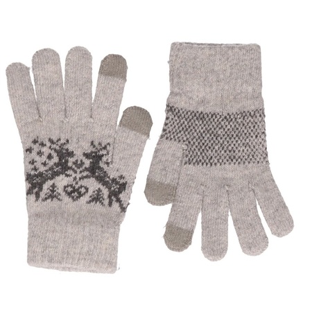 Handschoenen Nordic/grijs voor dames