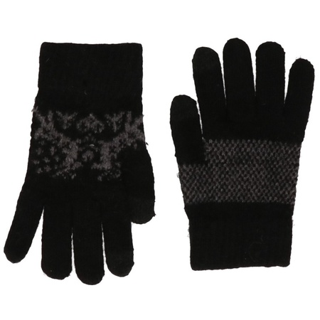 Handschoenen Nordic/zwart voor dames