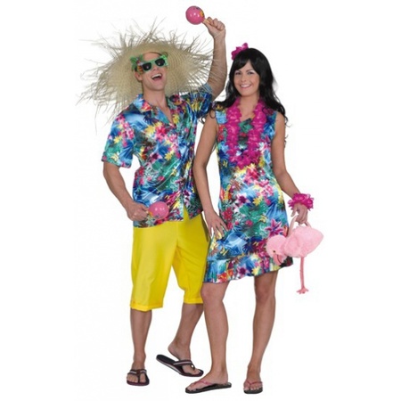 Toppers - Hawaii jurk voor dames