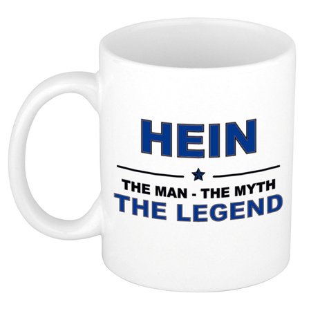 Hein The man, The myth the legend cadeau koffie mok / thee beker 300 ml