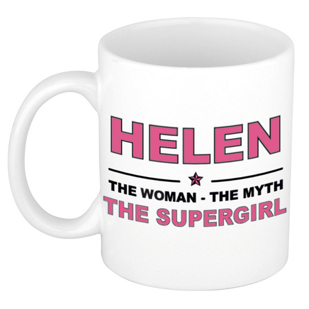 Helen The woman, The myth the supergirl cadeau koffie mok / thee beker 300 ml