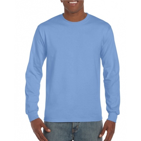 cijfer het ergste Specialist Heren t-shirt lange mouw lichtblauw - Blauwe herenkleding - Bellatio  warenhuis