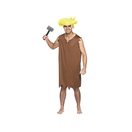 Caveman costume with wig for men