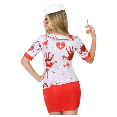 Horror nurse dress up shirt for women