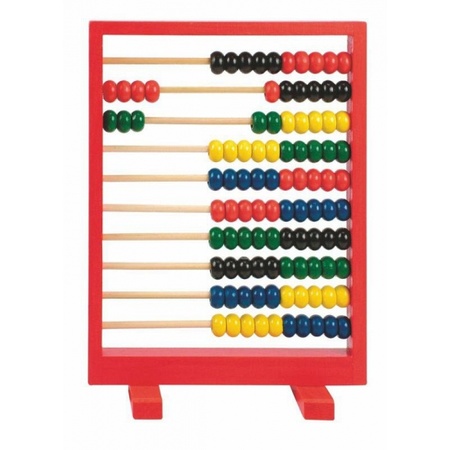 Wooden abacus red