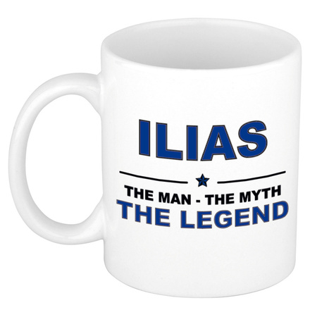 Ilias The man, The myth the legend cadeau koffie mok / thee beker 300 ml