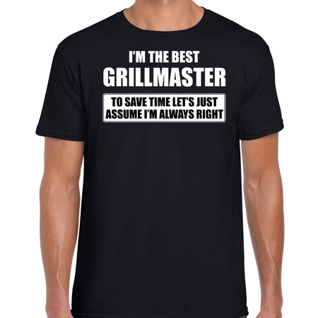 I'm the best grillmaster shirt black men