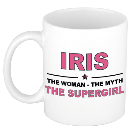 Iris The woman, The myth the supergirl cadeau koffie mok / thee beker 300 ml