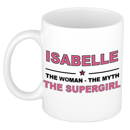 Isabelle The woman, The myth the supergirl name mug 300 ml