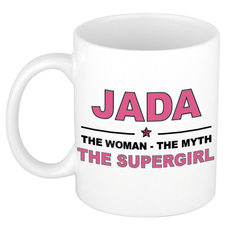 Jada The woman, The myth the supergirl cadeau koffie mok / thee beker 300 ml