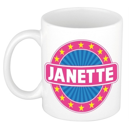 Janette name mug 300 ml