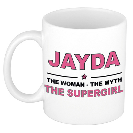Jayda The woman, The myth the supergirl cadeau koffie mok / thee beker 300 ml