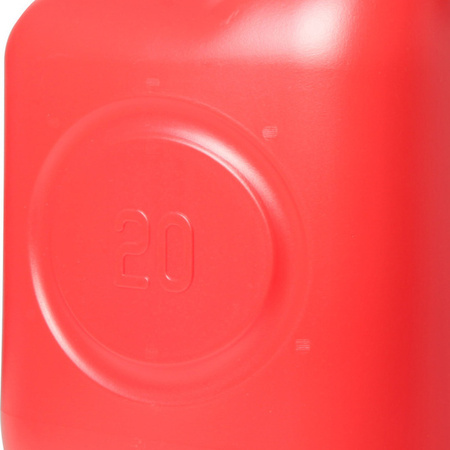 Jerrycan/benzinetank 20 liter rood