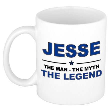 Jesse The man, The myth the legend cadeau koffie mok / thee beker 300 ml