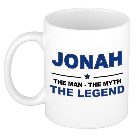 Jonah The man, The myth the legend cadeau koffie mok / thee beker 300 ml