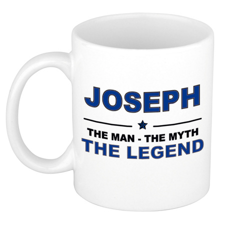Joseph The man, The myth the legend cadeau koffie mok / thee beker 300 ml