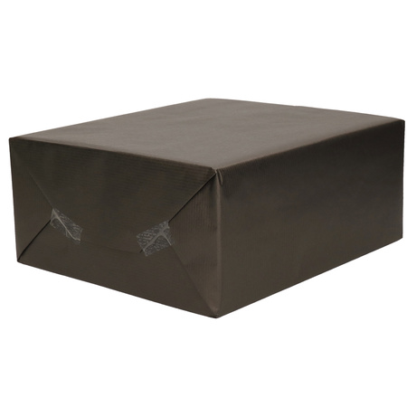 12x Rollen kraft inpakpapier/folie pakket - panterprint/zwart/mintgroen zilver stippen 200 x 70 cm