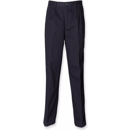 Cotton chino trousers for men