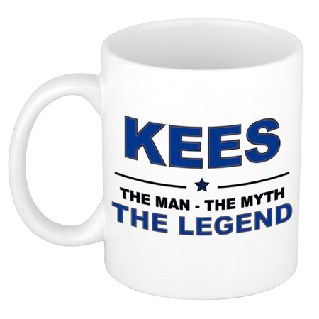 Kees The man, The myth the legend cadeau koffie mok / thee beker 300 ml