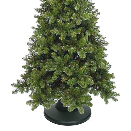 Kerstboomstandaard kunststof groen voor een kerstboom tot 210 cm