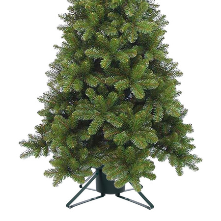 Christmas tree standard tree trunk metal green