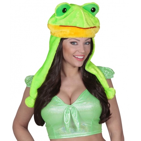 Frog hat for adults