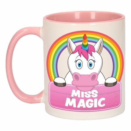 Miss Magic mug pink / white 300 ml