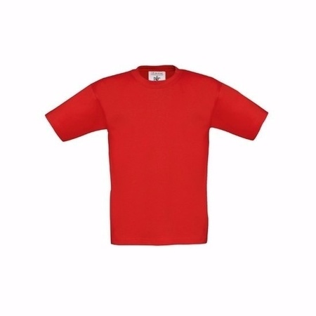 Kinder t-shirt rood - Rode Bellatio